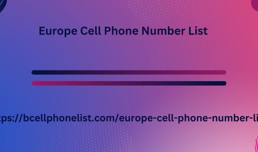 Europe Cell Phone Number List