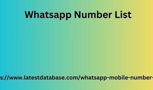 Whatsapp number list