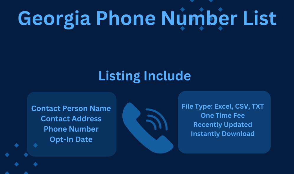 Georgia phone number list