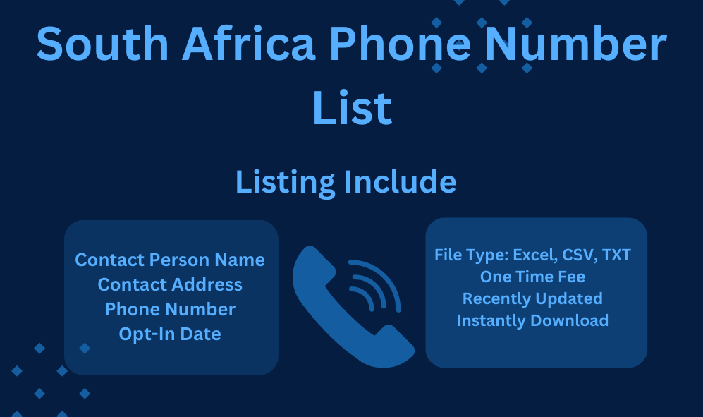 South-Africa phone number list