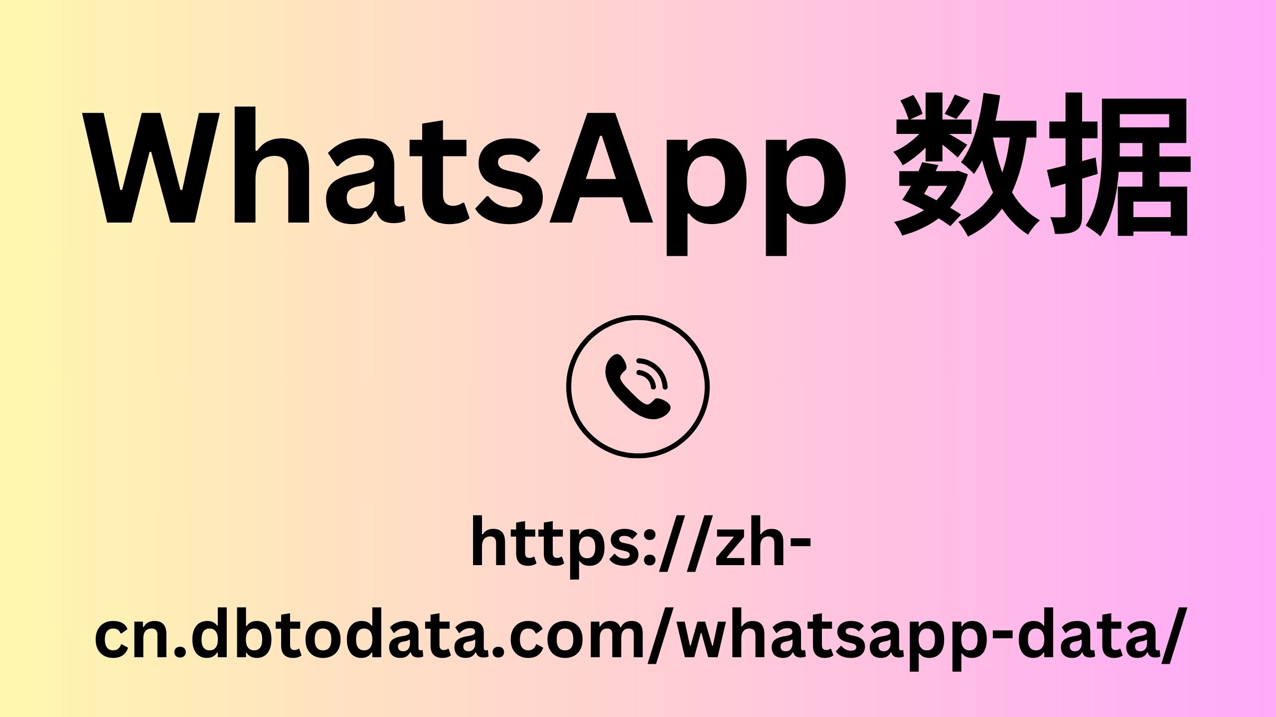 Whatsapp 数据