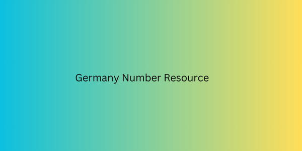 Germany Number Resource