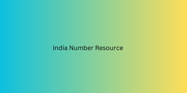 India Number Resource