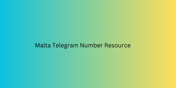 Malta Telegram Number Resource