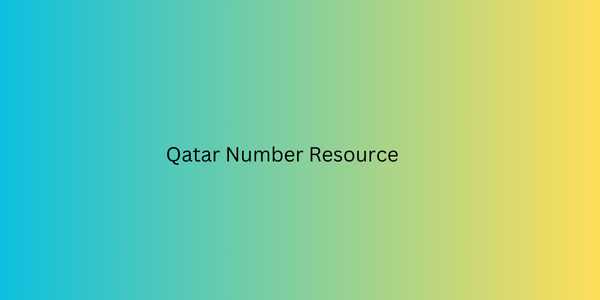 Qatar Number Resource